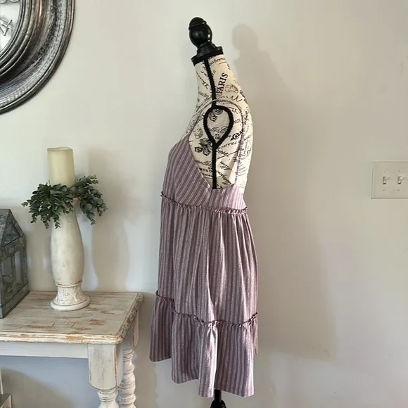 Pull & Bear Striped Baggy Romper Womens size L - Picture 4 of 9